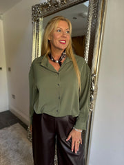 Khaki Blouse Marigold