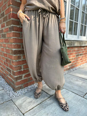 Mocha Cuffed Ashley Trousers