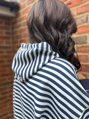Navy Striped Hoodie Eleanor