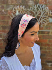 Peach Daisy Neck/ Head Scarf