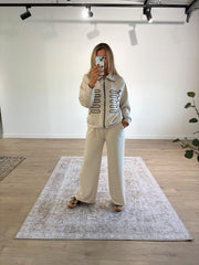 Stone Embroidered Pattern Tracksuit Kalina