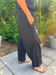 Black Riley Trousers