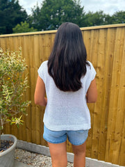 White Star Knit Top Devon