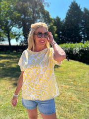 Lemon Leopard Tee Reese