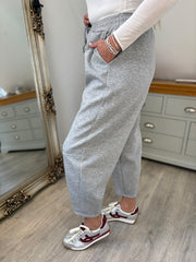 Grey Barrel Leg Jogger