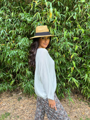 White Soft Fine Knit Doreen