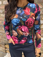 Multicolour Floral Print Top Amelia