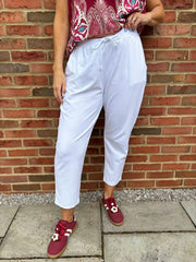 White Essential Joggers Stella