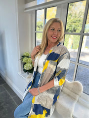 Grey Brushed Pattern Shirt Leslie