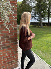 Chocolate Soft Knit Amelia