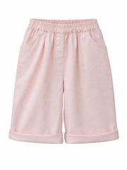 Pink Relaxed Summer Shorts