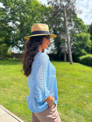 Blue Diamond Knit Matilda