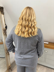 Grey Leopard Bow Cardi Georgina