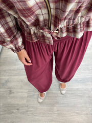 Wine Check Zip Jacket Remi