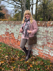 Pink Eyelash Knit Marilyn