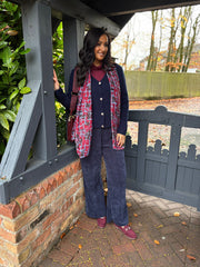 Navy Soft Knit Cardi Kesha