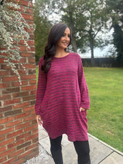 Lipstick Rainbow Pocket Dress Jennifer