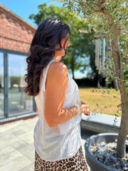 Stone Layered Sleeveless Top Kaitlyn