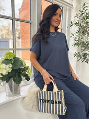 Navy Block Colour Set Cara
