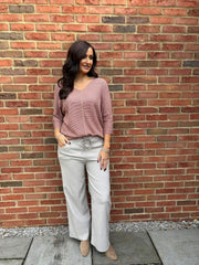Stone Wide Leg Magic Trousers