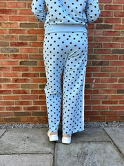 Blue Premium Cotton Polka Dot Set Dakota