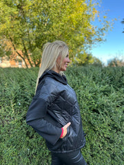 Black Quilted Jacket Lucia