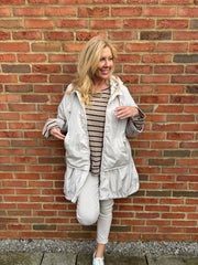 Stone Premium Hooded Mac Clementine