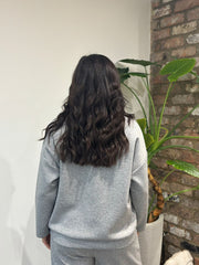 Grey Diamante Sweat Top Nina