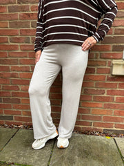 Stone Soft Knit Trousers Charlotte