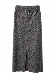 Mocha Leopard Magic Maxi Skirt