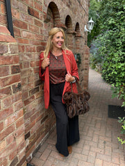 Chocolate Tartan Super Soft Round Neck