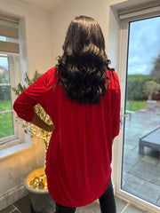 Red Sparkle Tunic Gloria