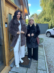 Chocolate Faux Fur Coat