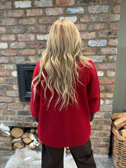 Red Edge Top Edge Cardi Lynn