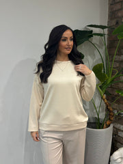 Stone Diamante Sweat Top Nina