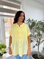Lemon Embroidered Detail Blouse Nellie