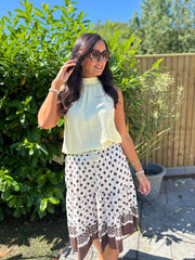 Lemon Halter Neck Top Bethany