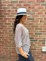 Mocha Diamond Knit Matilda