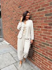 Stone Military Style Co-Ord Set Tara