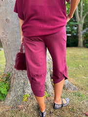 Wine Barrel Leg Joggers Clarice