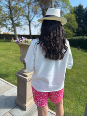 Pink Leopard Pocket Detail Shorts Co-Ord June