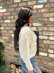 Stone Angel Wing Pocket Cardi Raya