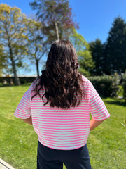 Pink Stripe Top Katie