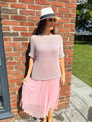 Pink Pleated Dress Two Piece Jocelyn