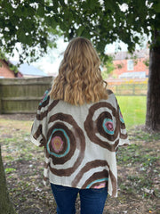 Stone Tie Dye Print Blouse Katherine