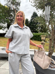 Grey Stripe Leisure Set Billie