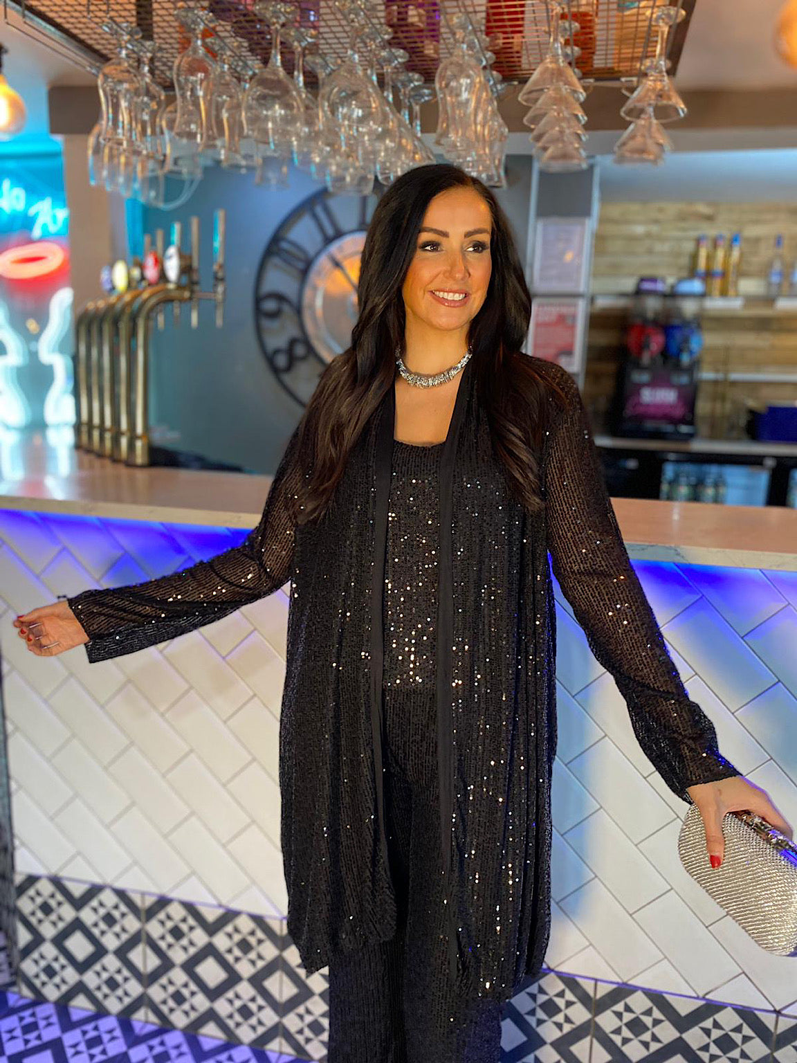 Shimmer cardigan on sale