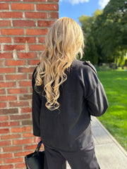 Black Military Jacket Liberty