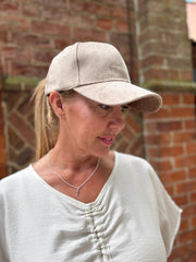 Mocha Velour Diamante Cap