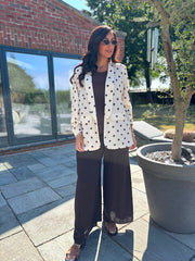Stone Polka Dot Take You Anywhere Jacket